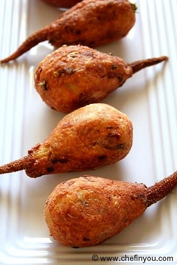 Indian Vegetarian Chicken Drumstick (Paneer Lollipop) Recipe