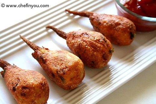 Indian Vegetarian Chicken Drumstick (Paneer Lollipop) Recipe