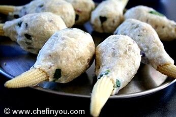 Indian Vegetarian Chicken Drumstick (Paneer Lollipop) Recipe