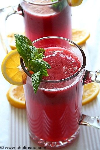How to make Plum lemonade Recipe | Dark Pink Lemonade recipe