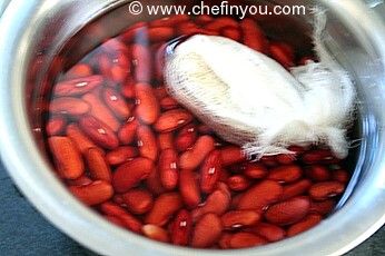 Punjabi Rajma Chawal Recipe (Kidney beans Curry Rice)