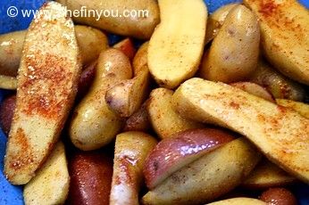 Oven roasted fingerling potatoes recipe