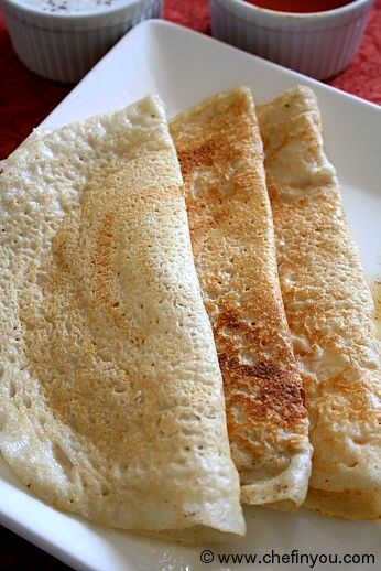 How to make Dosa Batter and Plain Dosa Recipe