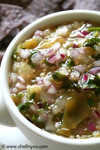 Mexican Tomatillo Salsa Verde (Green Sauce Recipe)