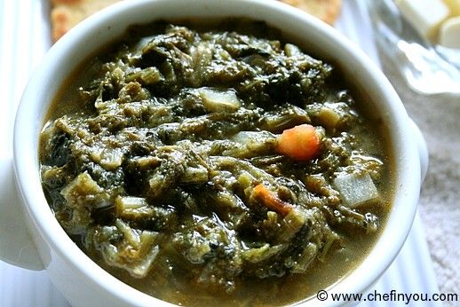 Sarson ka Saag Recipe ( Indian Mustard Leaves curry)