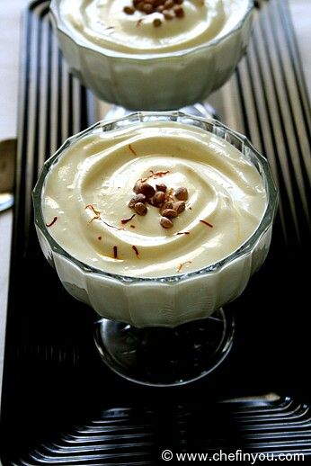Shrikhand Recipe (Indian Sweet Greek Yogurt Dessert)
