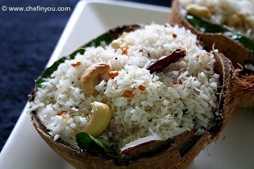 South Indian Coconut Rice recipe