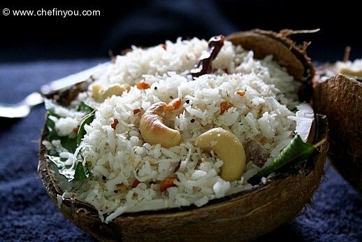 South Indian Coconut Rice recipe