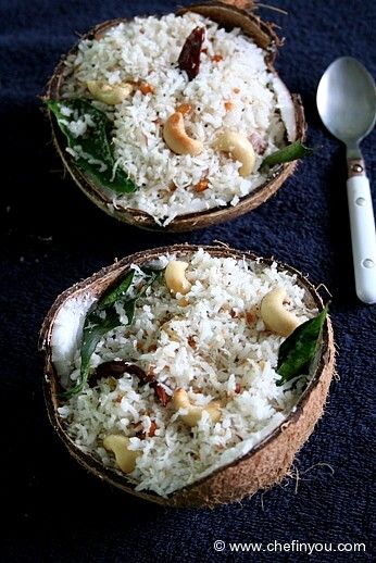 South Indian Coconut Rice recipe