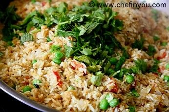 Nutrela Soya chunks Rice (Pulao) recipe