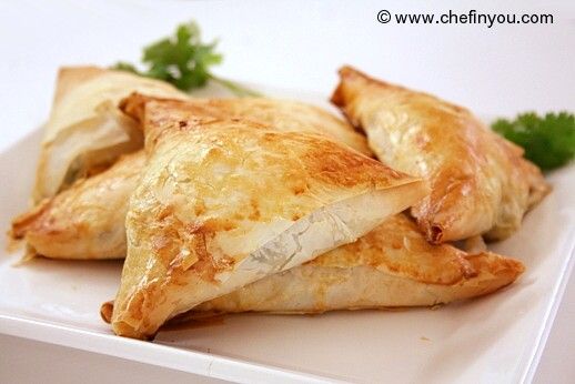 Greek Spanakopita Triangles Recipe