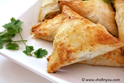 Greek Spanakopita Triangles Recipe