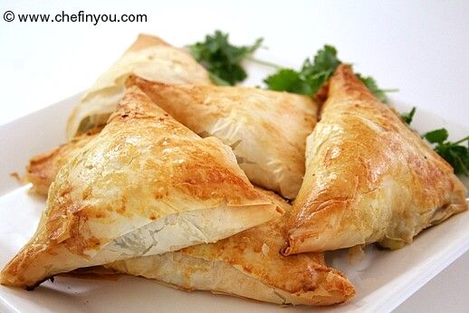 Greek Spanakopita Triangles Recipe