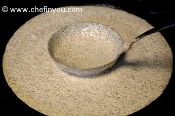 Sprouted Ragi (Finger MIllet) Dosa Recipe