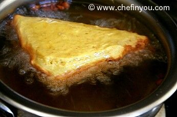 Indian Stuffed Bread Pakoda/Pakora recipe