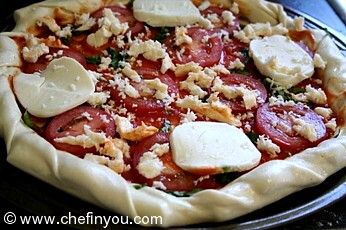 How to make Italian Stuffed Crust Pizza Recipe