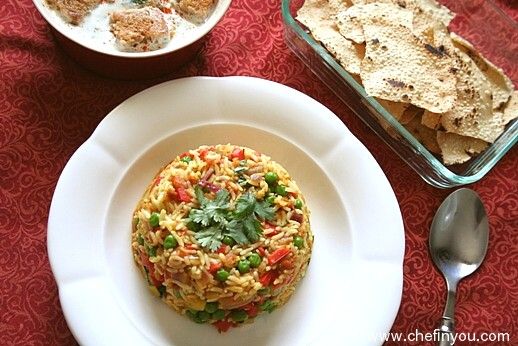 Easy Tawa/Tava Pulao Recipe