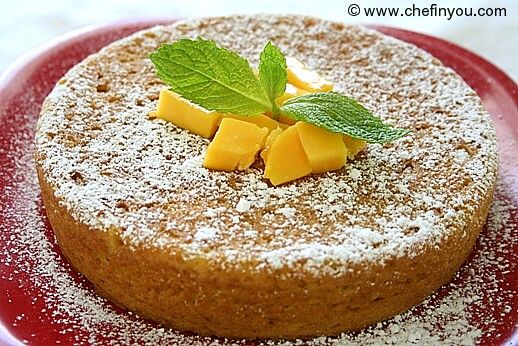 Eggless Mango Cake recipe | Vegan Mango Cupcakes