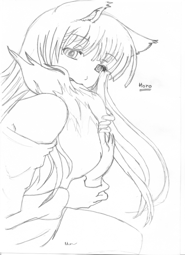 anime wolf drawings. Favourite Drawing: image