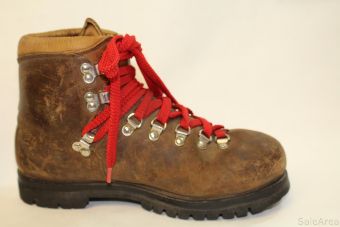 Vintage Kastinger Austria Made Mens 8.5 Leather Mountaineering Hiking