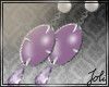Purple Charms Earrings
