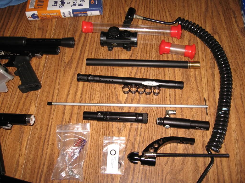 W/T/S for Proto guns, HPA Tank, Halo Hoppers Paintball Guns and Gear