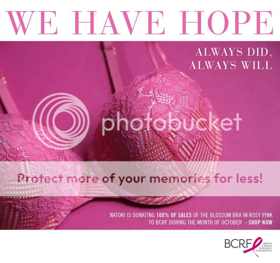 Natori Blossom Bra for Breast Cancer Awareness Month. Support your breasts in more ways than one!