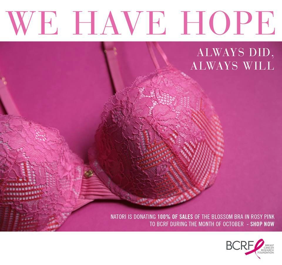 Natori Blossom Bra for Breast Cancer Awareness Month. Support your breasts in more ways than one!