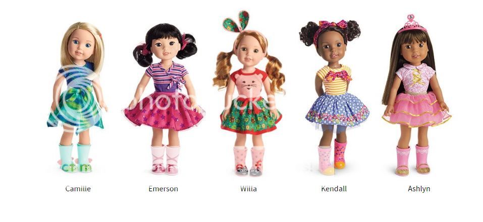 American Girl Doll's WellieWishers line are super cute diverse dolls for younger kids.