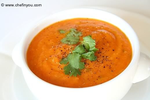 Creamy Carrot Soup - Chef In You