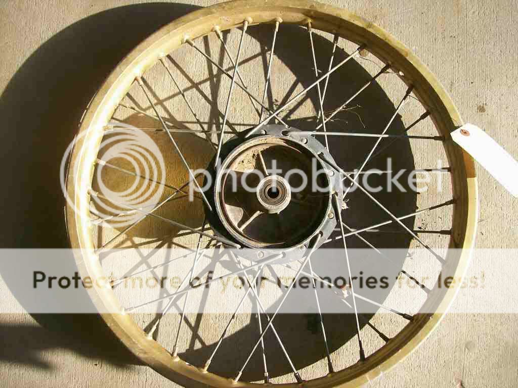 1983 YAMAHA YZ490 YZ 490 FRONT WHEEL 125 250 #1  