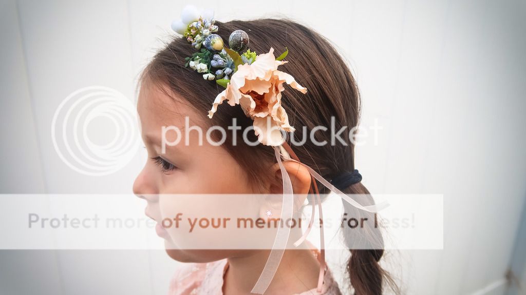 flowered headband
